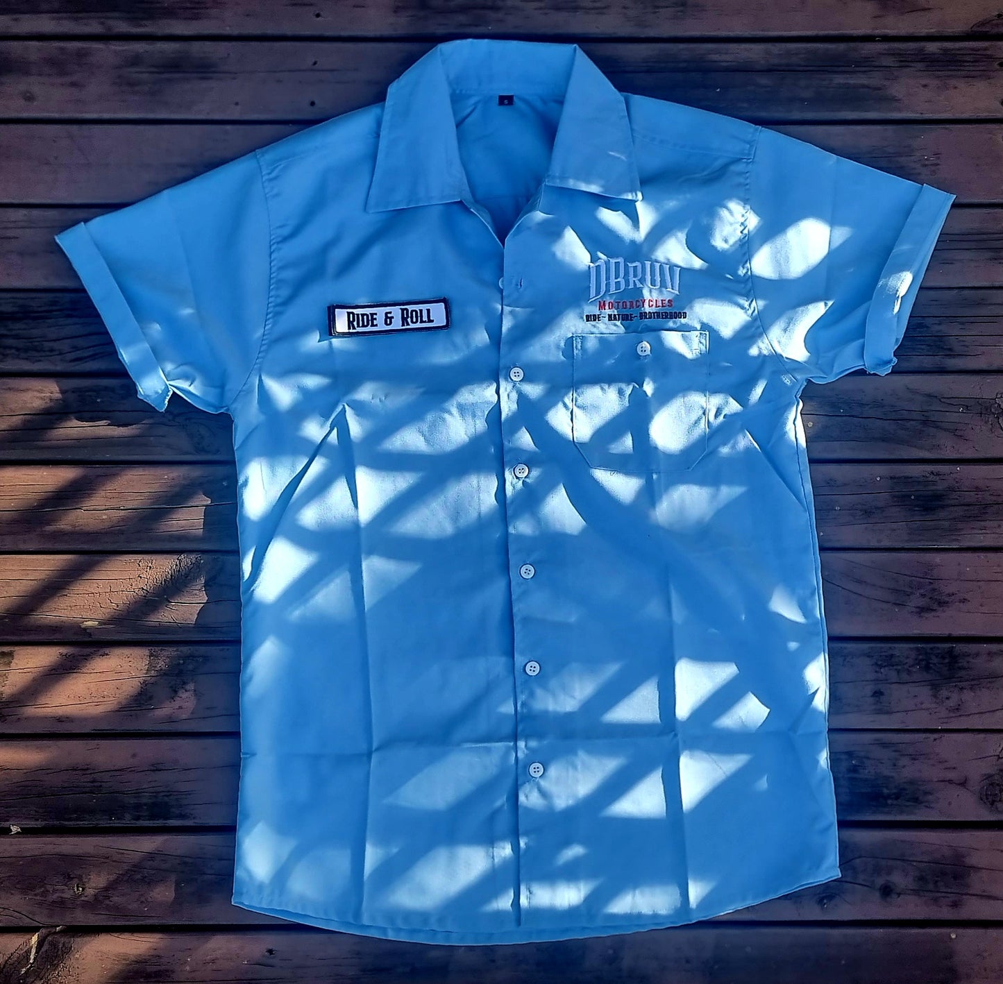 Sky Blue Mechanic Shirt