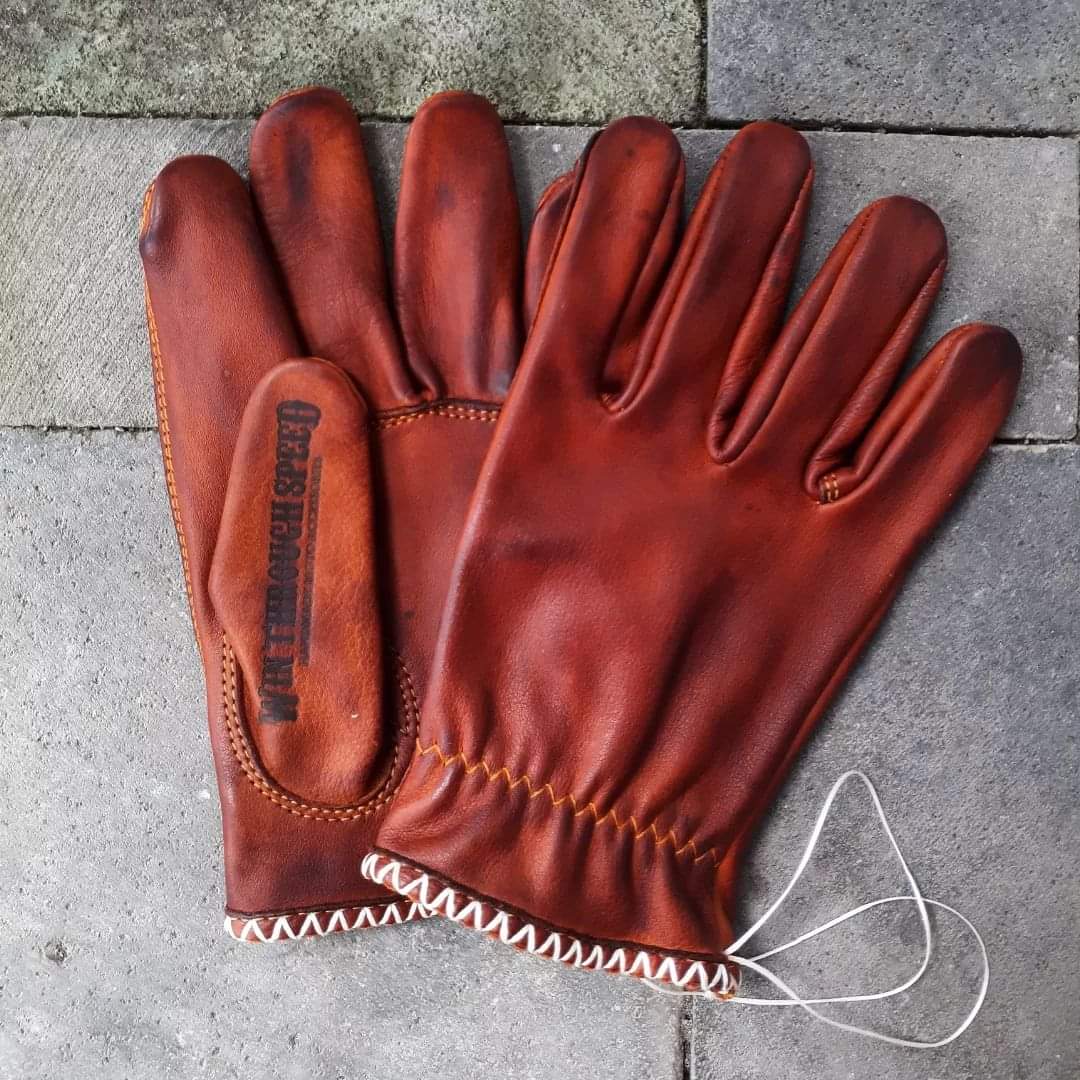 Leather Gloves Havana Brown
