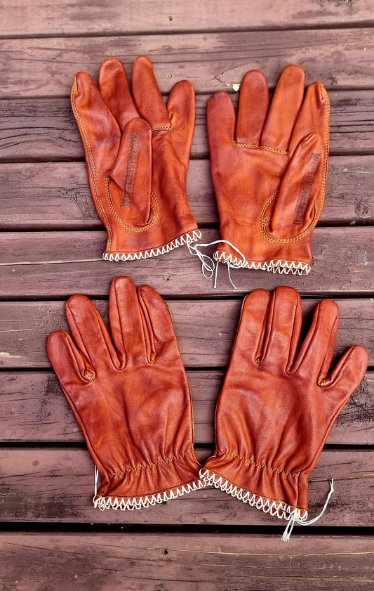 Leather Gloves Havana Brown